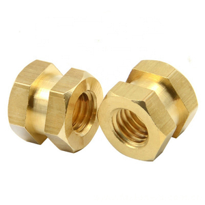 DIN16903 (A) Open Insert Nuts For Plastics Mouldings - Hex Without Shoulder - Type A