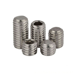 BS2470 Hexagon Socket Set Screws With Flat Point - Unified Thread