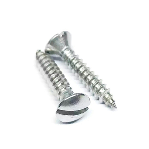 ASME B 18.6.4 Slotted Oval Countersunk Head Tapping Screws
