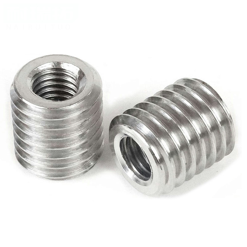 Stainless Steel Internal And External Teeth Nut Threaded Insert Conversion Nuts