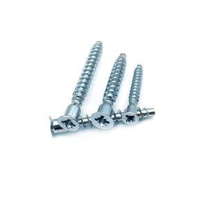 Flat Head Drive Self Tapping Screw,cross Countersunk Head Furniture Confirmat Screw,Cabinet Connecting Confirmat Screw