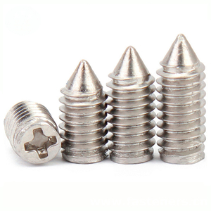Cone-Point Set Screw, Coarse, Phillips Head
