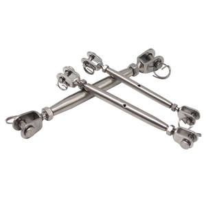 Turnbuckle with Welded Forks Stainless Steel