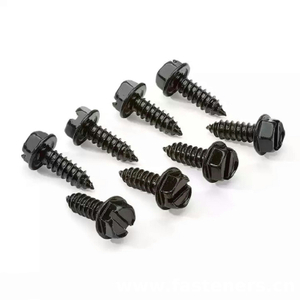 ASME B 18.6.4 Slotted Hex Washer Head Tapping Screws